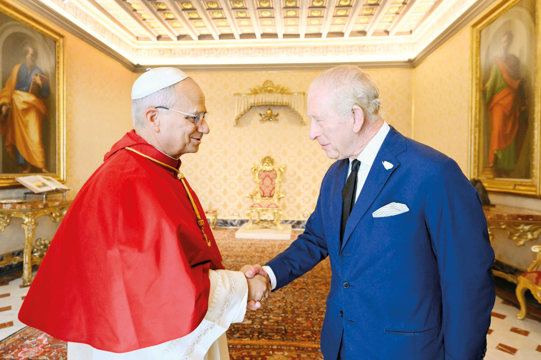 500 yil sonra bir ilk ingiliz krali papa ile dua etti uqqUcQdA.jpg